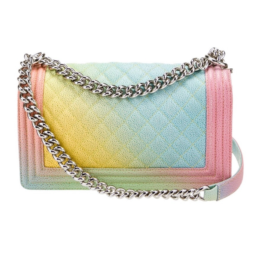 Chanel Medium 2017 Rainbow Boy Bag Perfect Colors! 🌈 - Picture 15 of 16